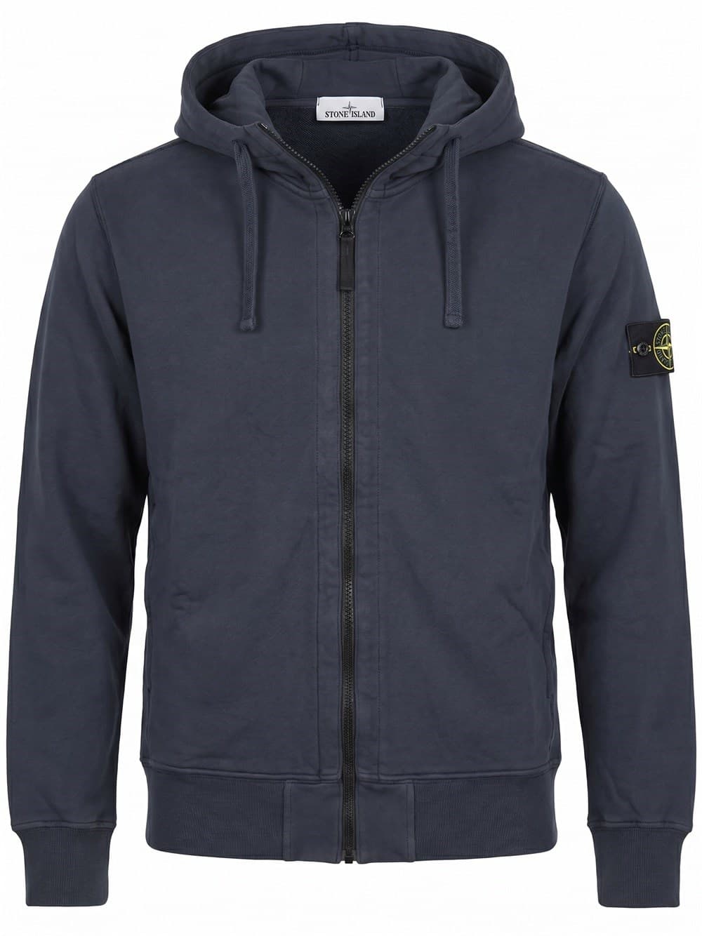 Stone Island Organic Cotton Fleece Hoodie Sweatshirt