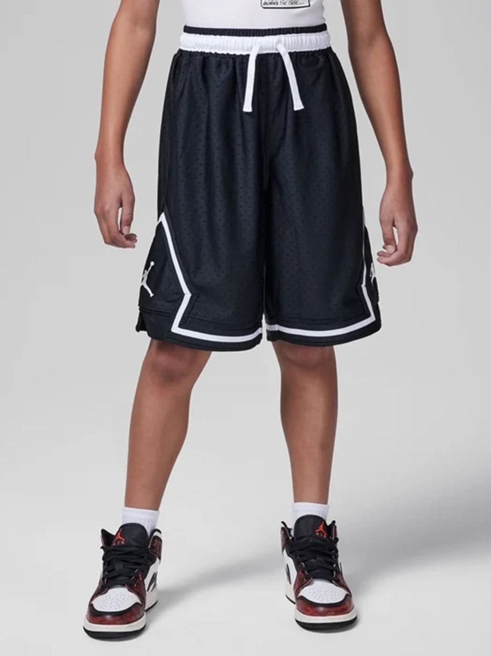 Nike Short Jordan Sport Diamond Black/White da Bambino