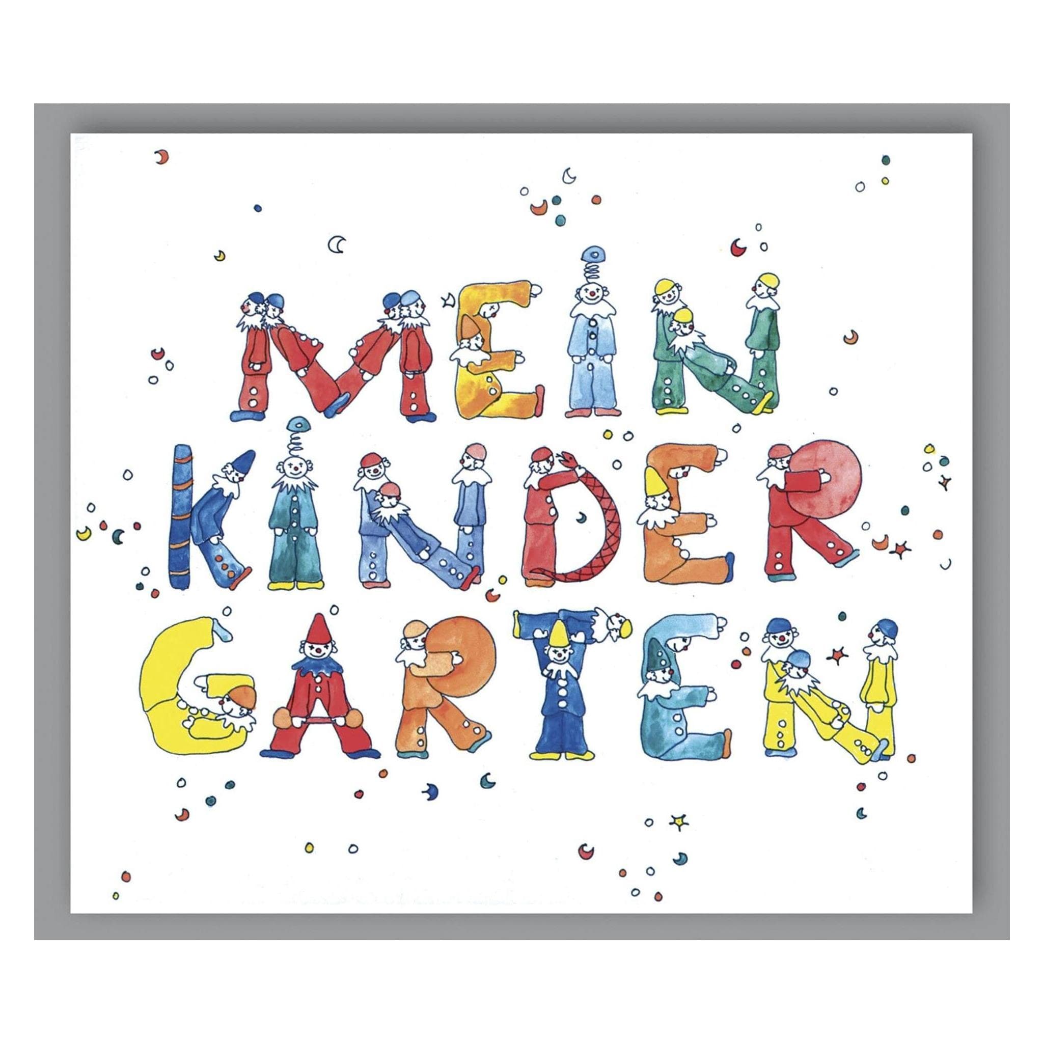 Daiber, Cornice, 1x25 Clowns-My Kids Garden Kids Garden Kids Portrait Folders (13 x 18 cm)