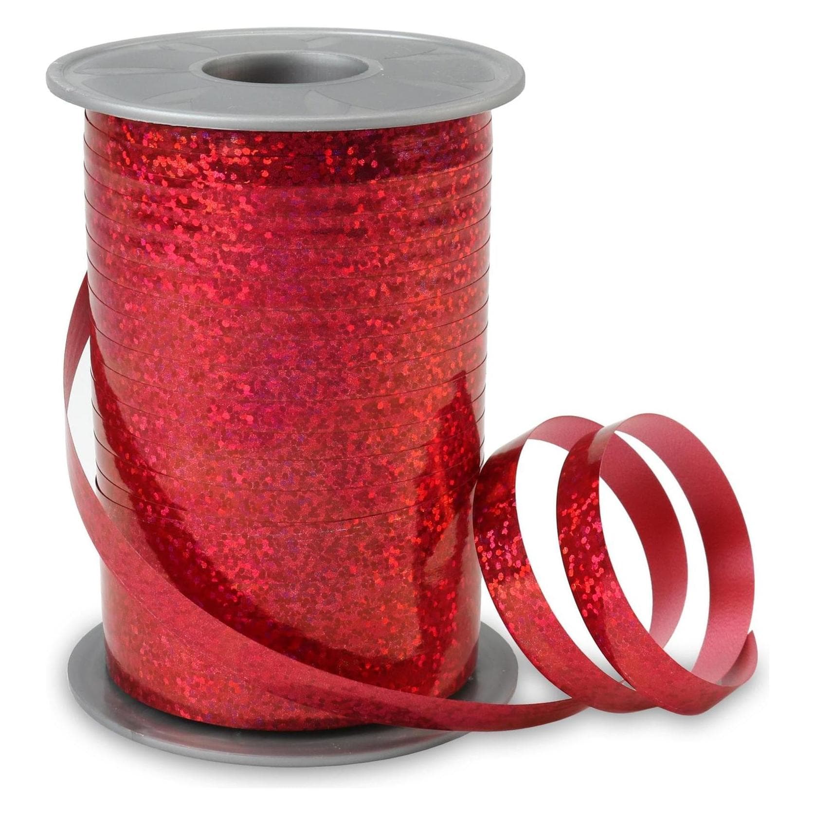 Pattberg, Confezione regalo, Nastro regalo Holly 1 cm x 200 m, Rosso (1x)
