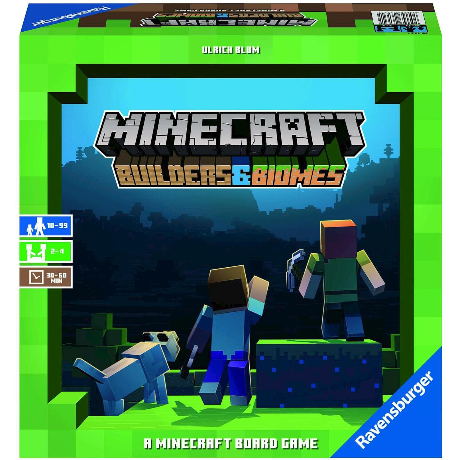 Ravensburger Minecraft Builders & Biomes (Francese, Inglese, Italiano, Tedesco, 2 - 4 Giocatori)