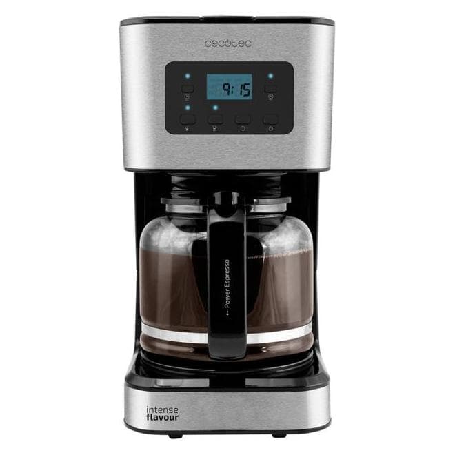 Cecotec 66 Caffettiera con filtro intelligente, digitale, Macchina da caffè (americano), Argento