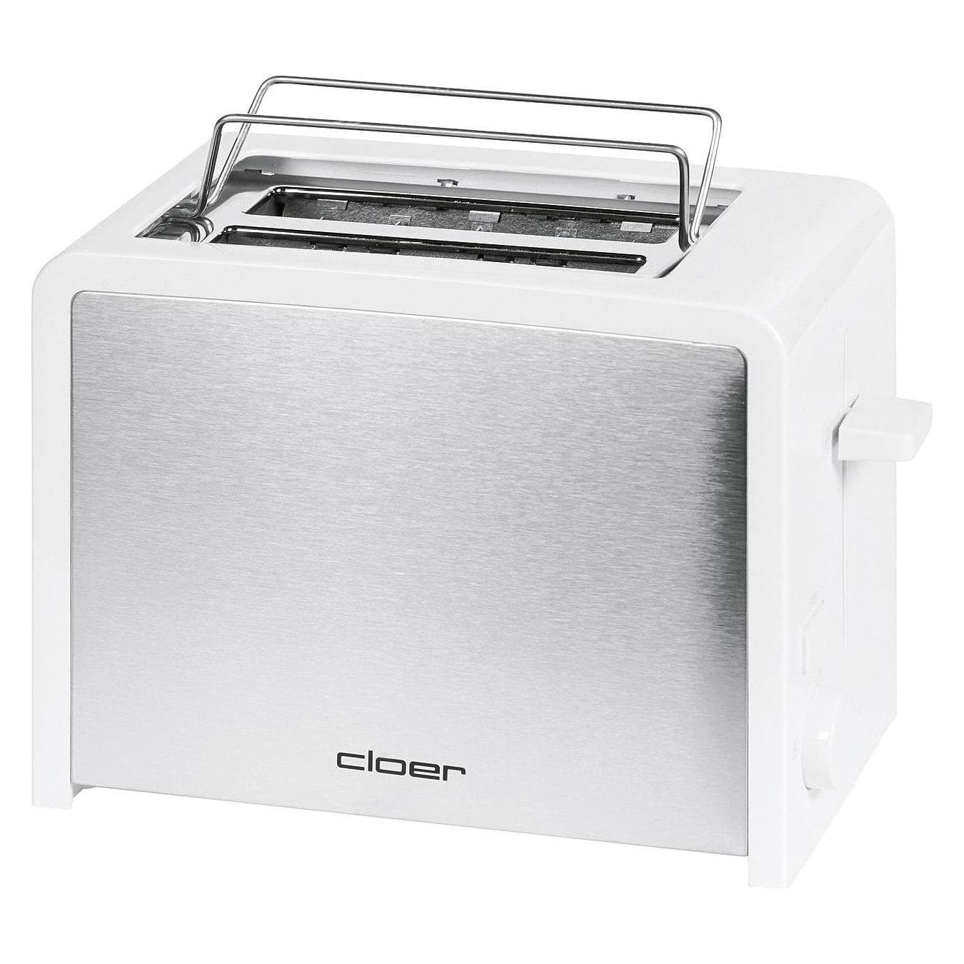 Cloer 3211, Tostapane, Bianco, Argento