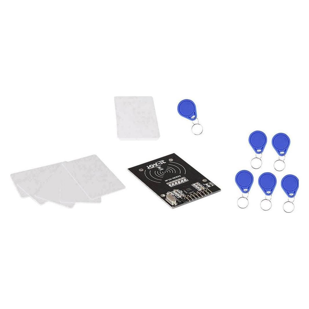 Joy-it Set RFID (modulo RFID, 6x portachiavi, 6x carte), Scheda + Kit di sviluppo