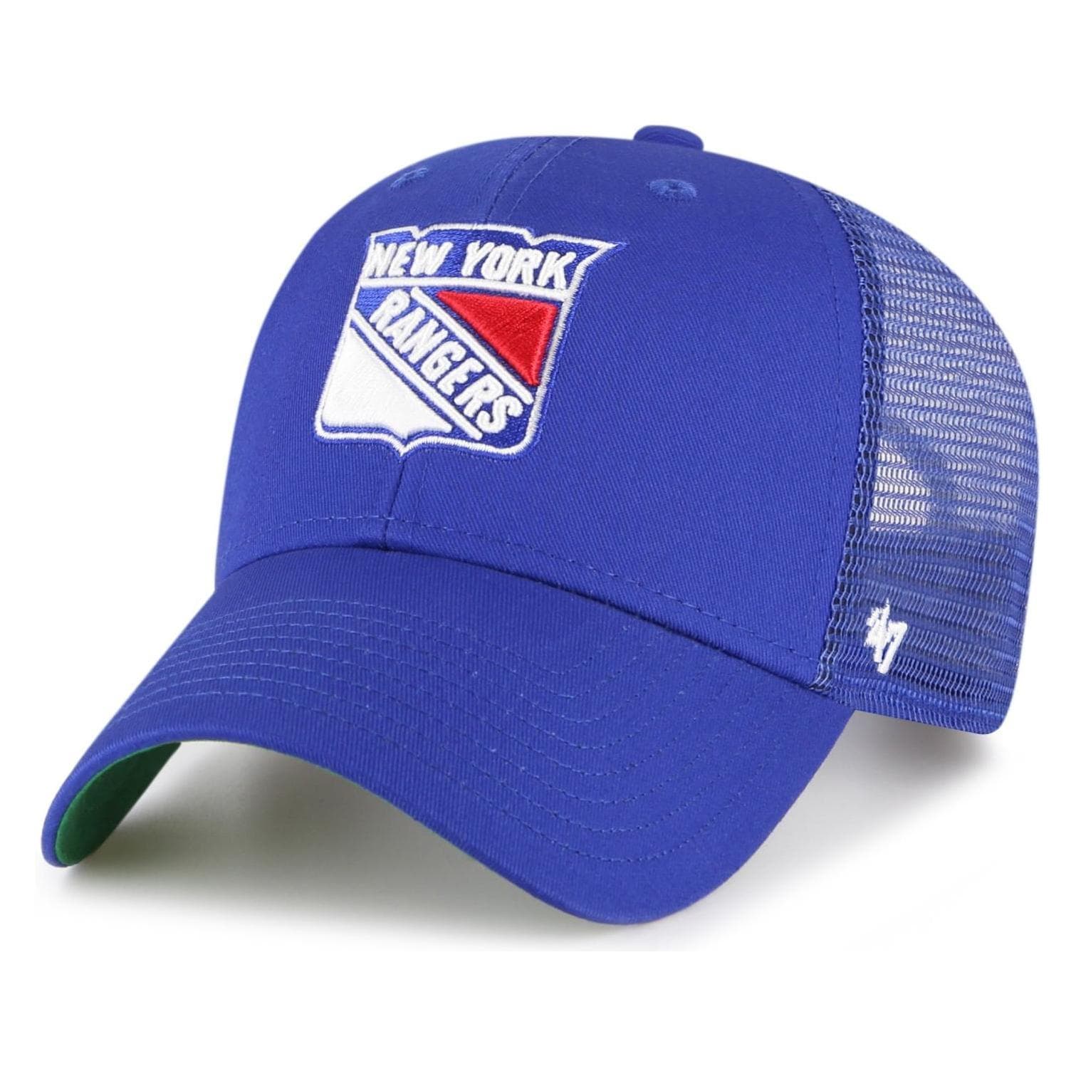 47 Brand, Uomini, Cappellino, Branson New York Rangers, Blu, (Taglia unica)