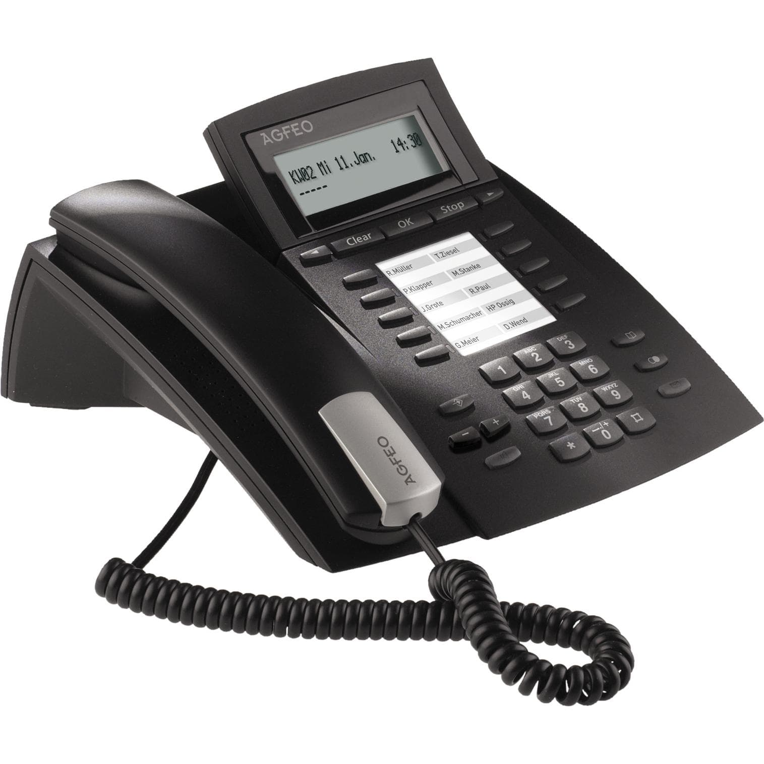 Agfeo ST 22 nero, Telefono, Nero