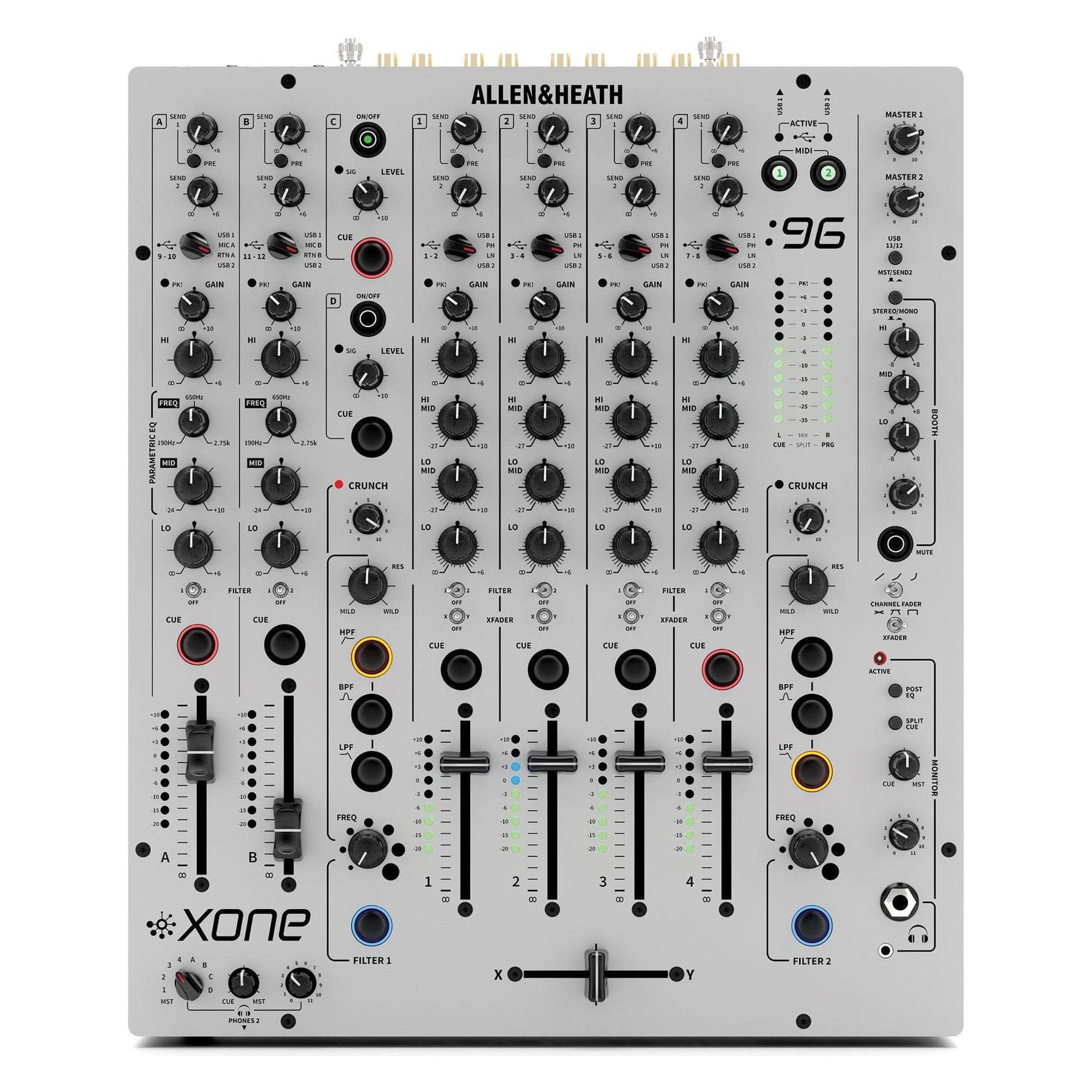 Allen & Heath XONE:96 (Mixer da club), Mixer audio, Grigio