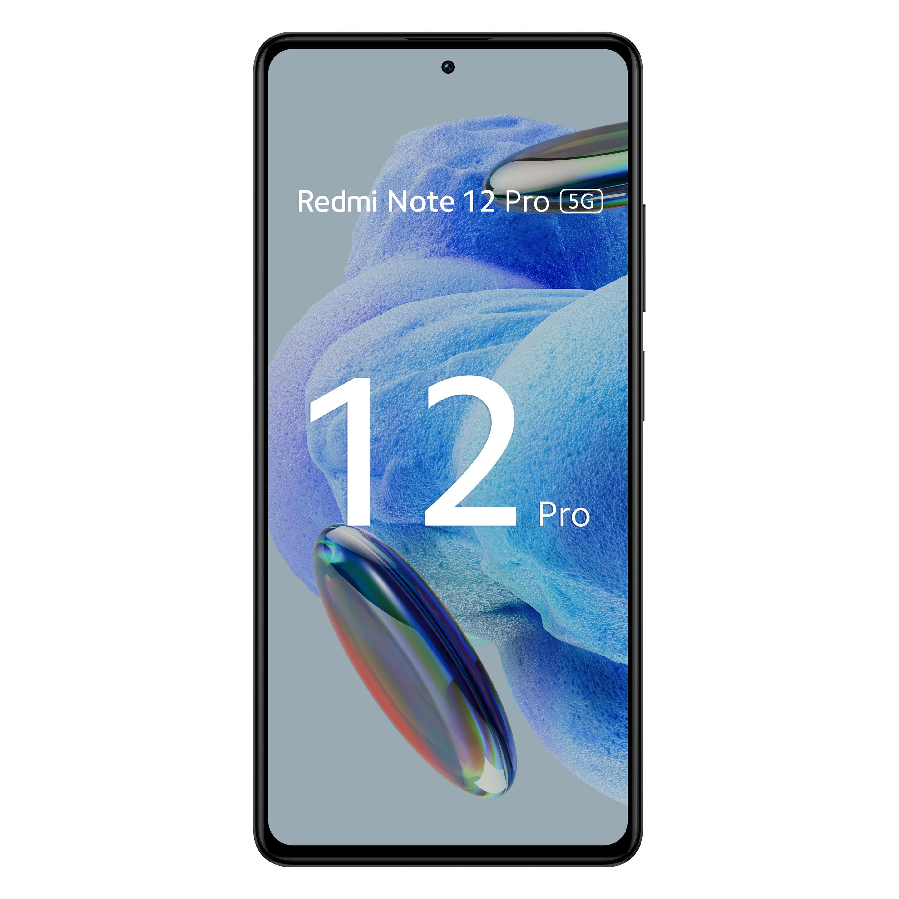 Xiaomi Redmi Note 12 Pro 5G (128 GB, Midnight Black, 6.67", Doppia SIM, 5G), Smartphone, Nero