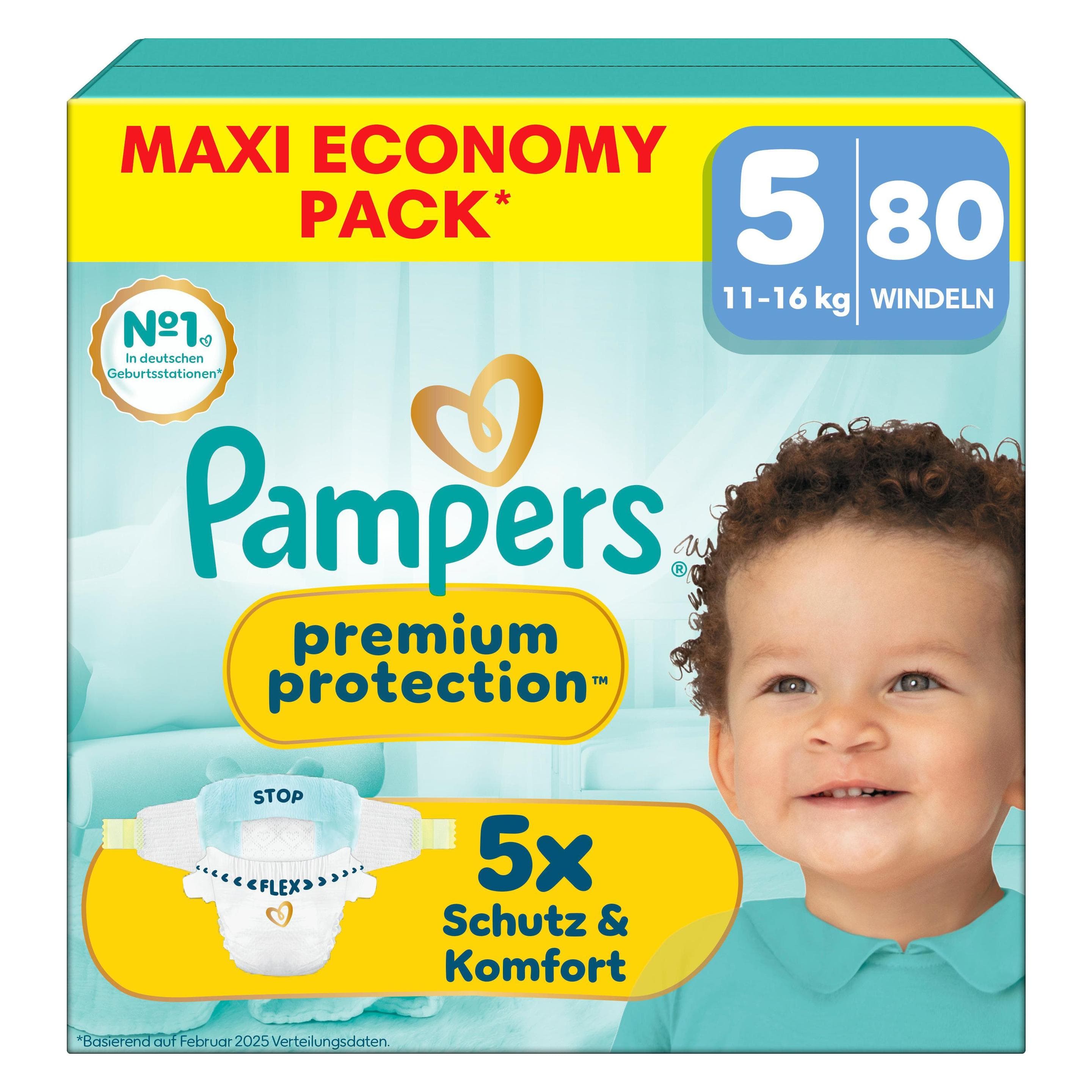 Pampers Premium Protection (Dimensione 5, 80 pz.)