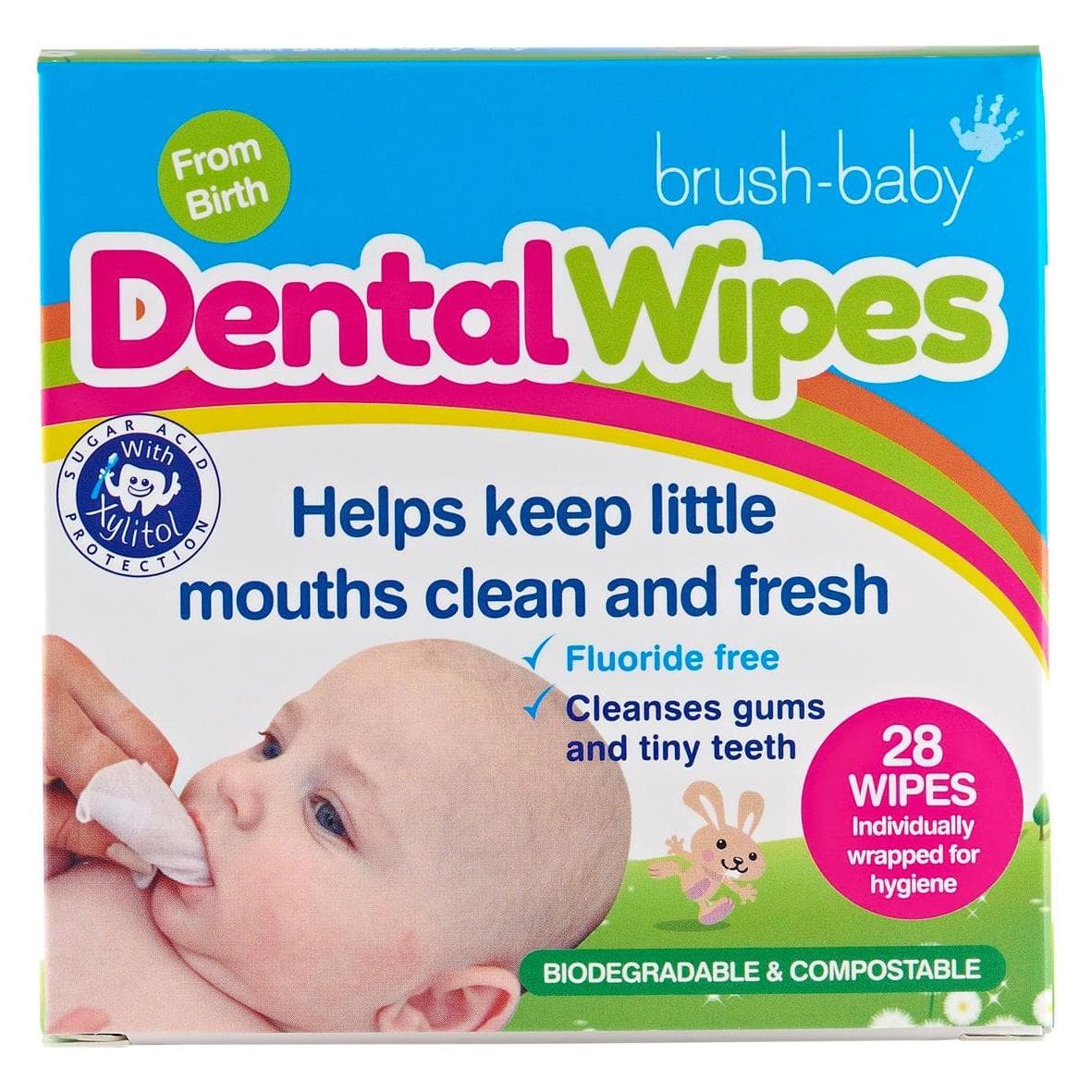 Brush-Baby, Spazzolino manuale, Fazzoletti per la pulizia dei denti (Morbido)