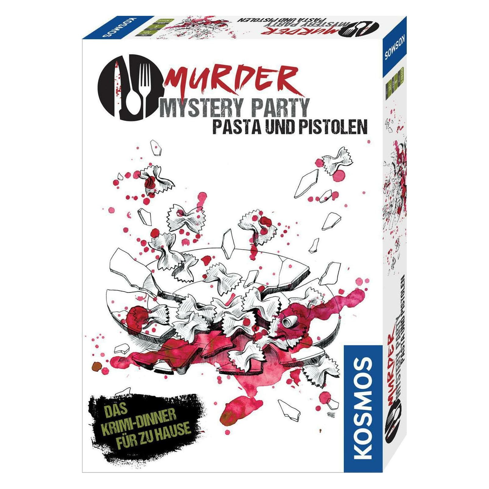 Kosmos Murder Mystery Party - Pasta e pistole (Tedesco, 6 - 8 Giocatori)