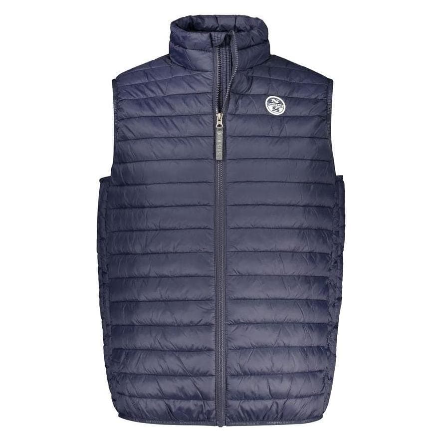 North Sails, Uomini, Cappotto + Giacca lunga, Gilet da uomo Blu in poliammide, Blu