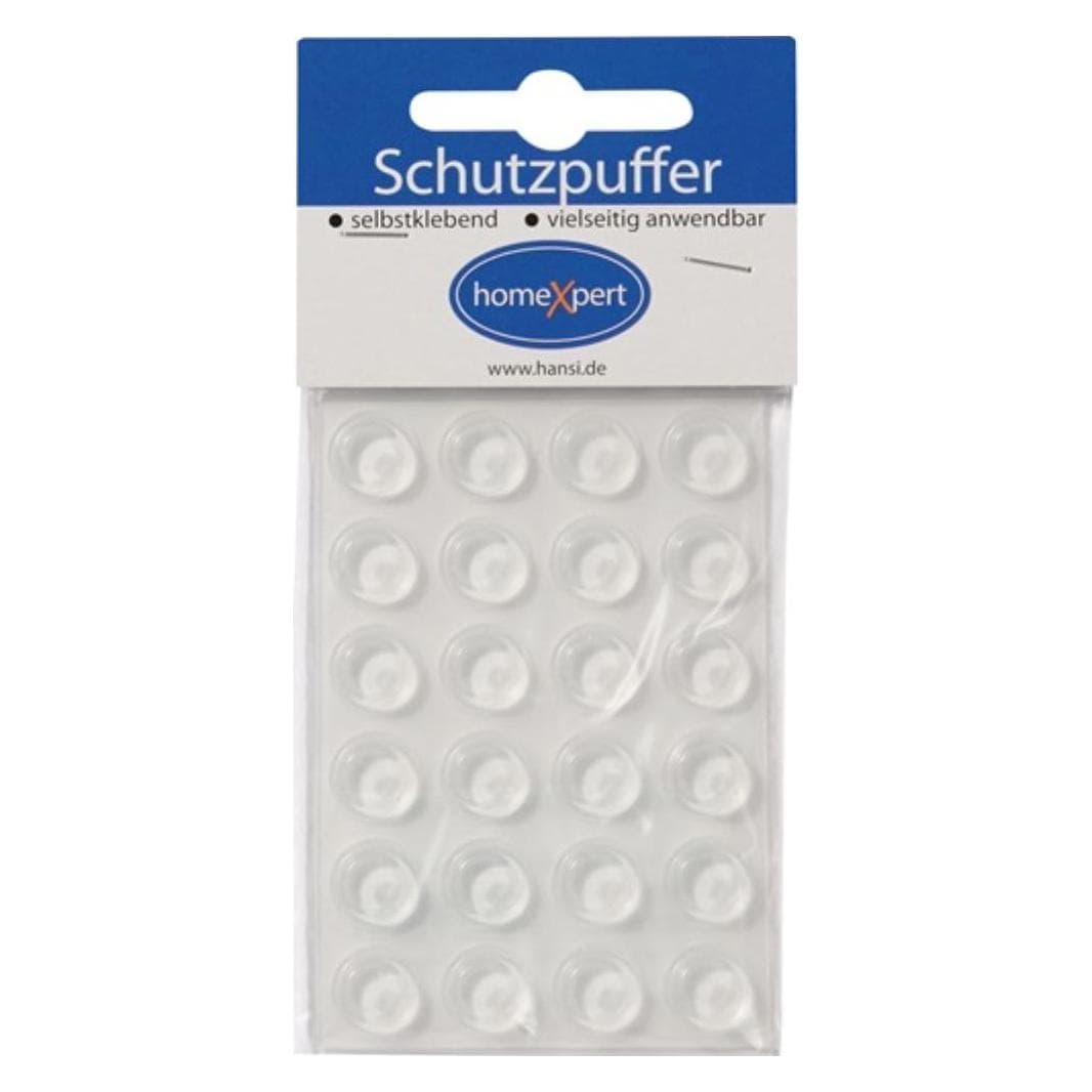 HP Autozubehör, Feltrini + Protezione mobili, Tampone protettivo Trasparente 12,7 mm in plastica trasparente Koni autoadesivo (Paracolpi adesivi,