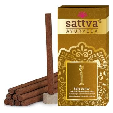 Sattva Ayurveda, Bastoncini d'incenso, Bastoncini d'incenso Sattva Incenso indiano Palo Santo 20G