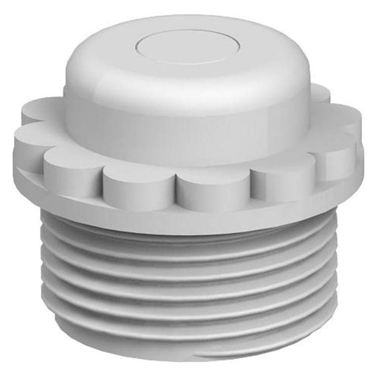 OBO Bettermann 90 M32 GE nipplo a gradino in polietilene grigio chiaro 1 pz., Componenti passivi, Grigio
