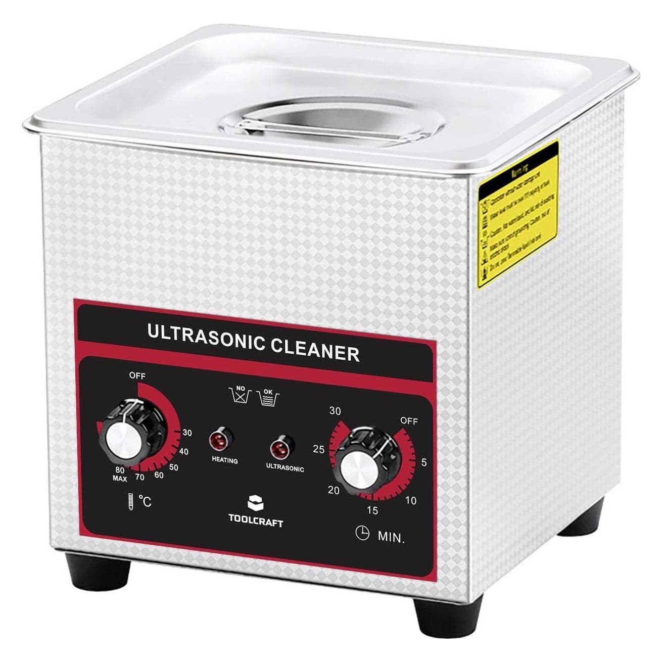 Toolcraft USC-130, Pulitore a ultrasuoni, Argento