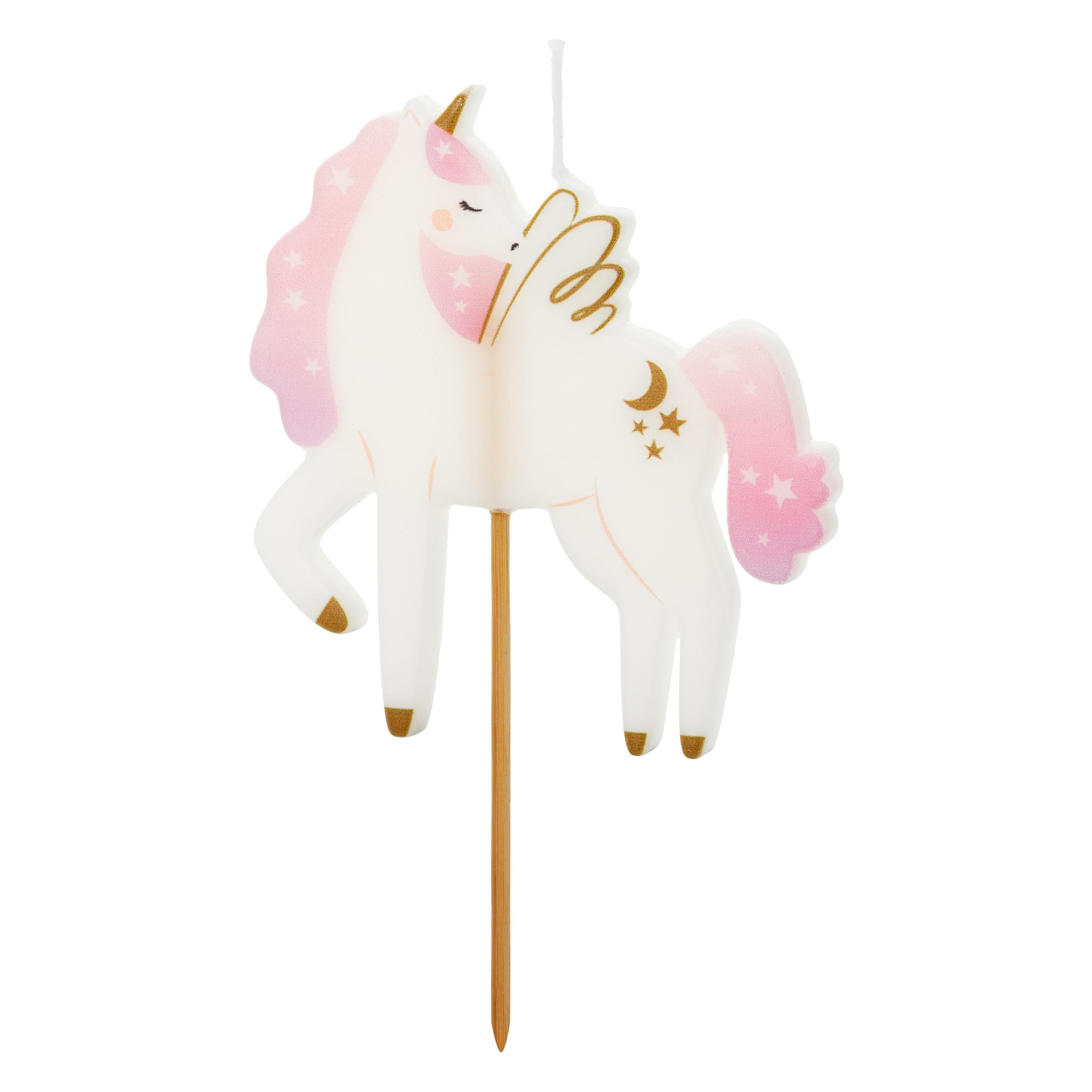 Partydeco Bougie Licorne (1 pz.)