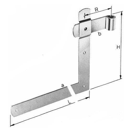 Werkstarck, Accessori per finestre, Bordi angolari per tende con gambe lunghe rivettate