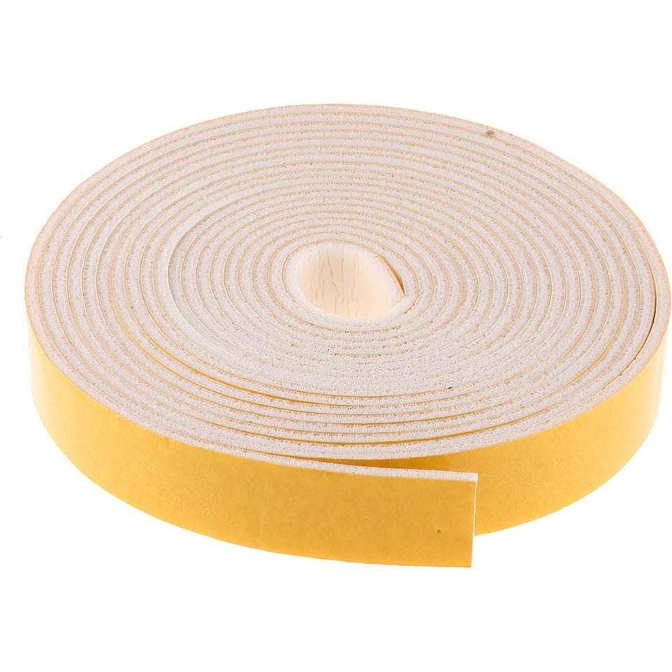 RS PRO, Nastro adesivo, Nastro spugna silicone,6m x 25mm x 3,2mm (25 mm)
