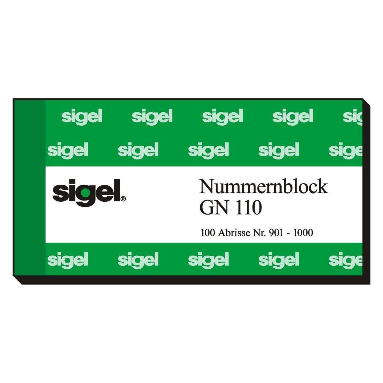 Sigel, Polizza di versamento, Tastiera numerica (1000x)