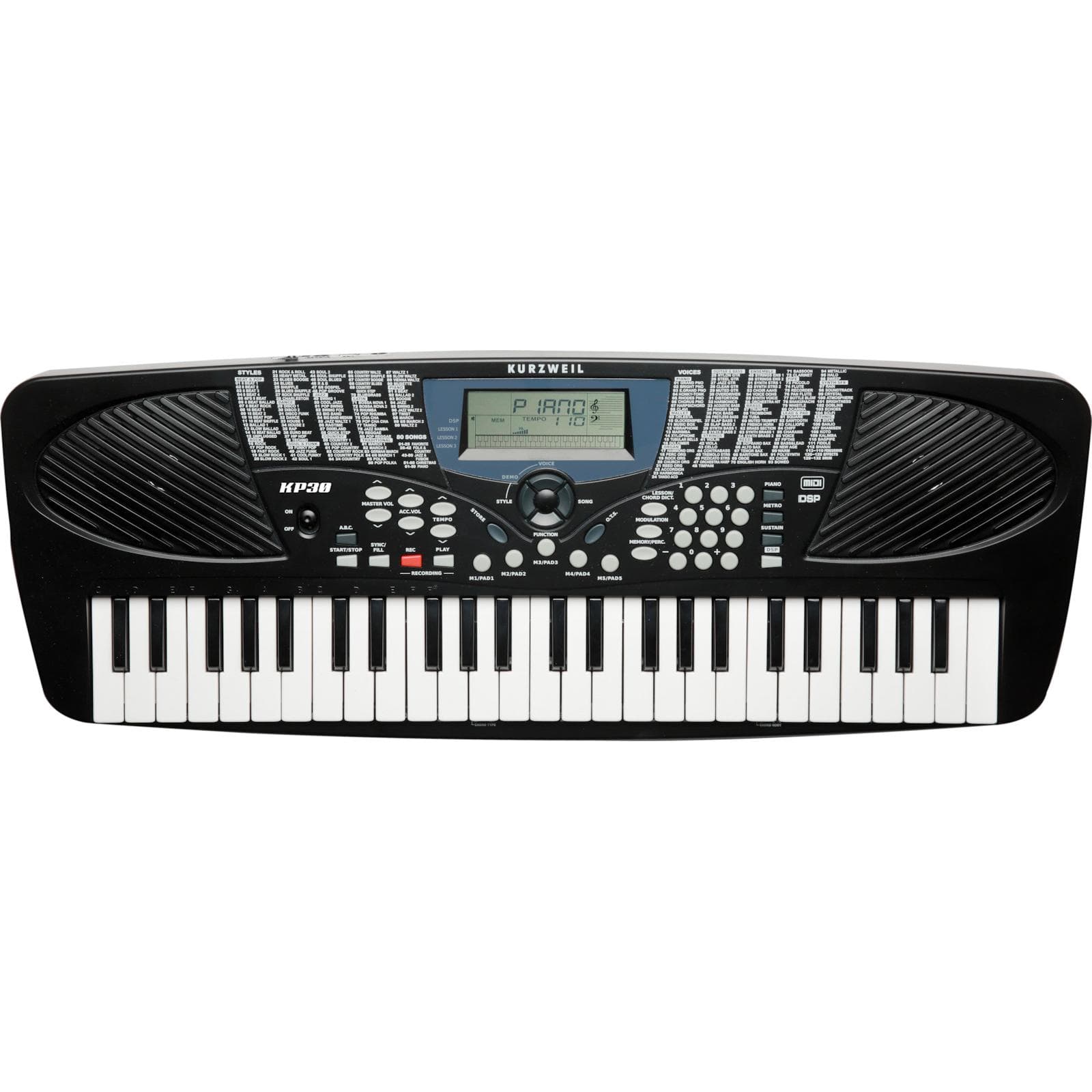 Kurzweil KP30 (49 Chiavi), Tastiera elettronica, Nero
