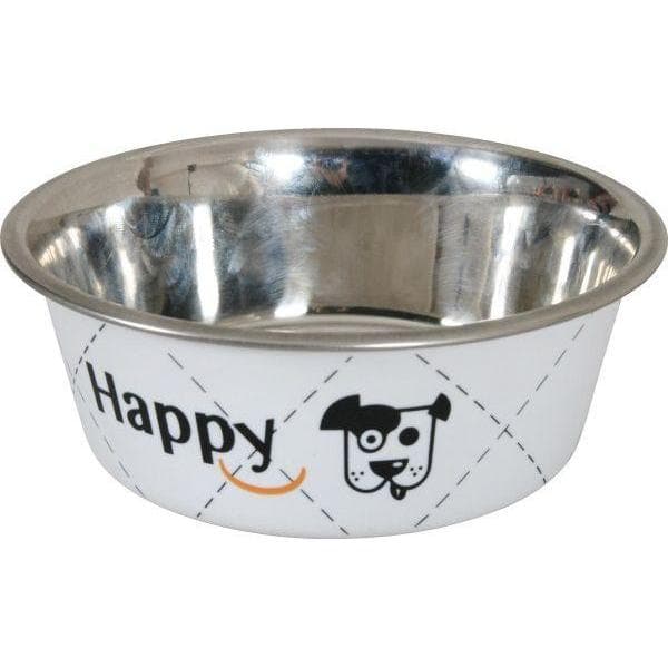 Zolux Ciotola Inox Happy 1,5 l - baltas (150 cl), Ciotola mangime + Dosatore