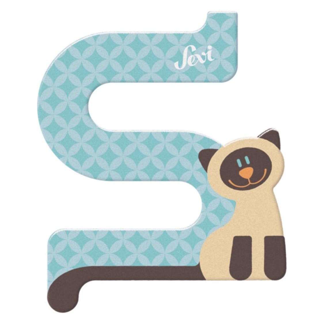 Sevi, Letterine in legno e stoffa, Animali S
