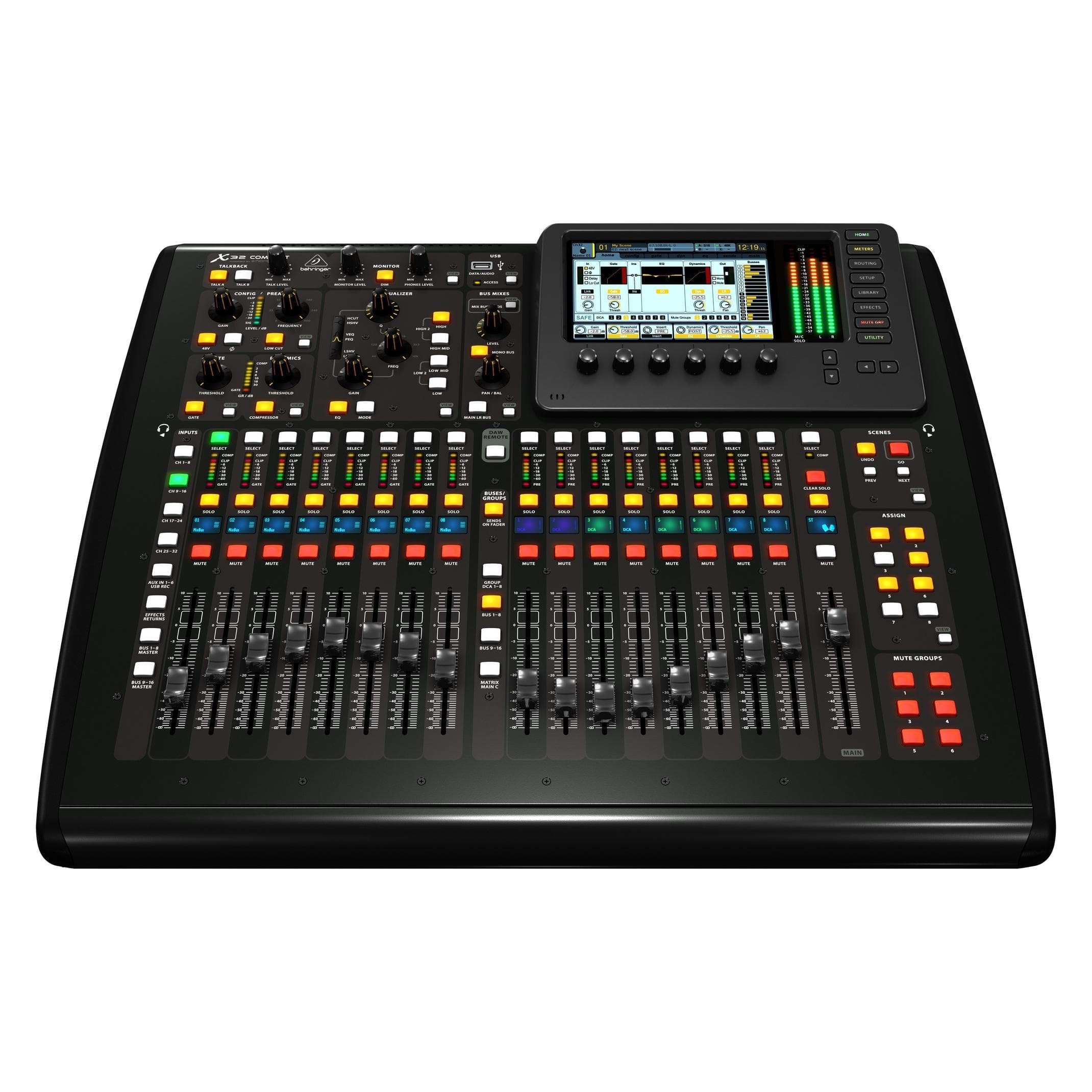 Behringer X32 Compatto (Mixer da studio e live), Mixer audio, Nero