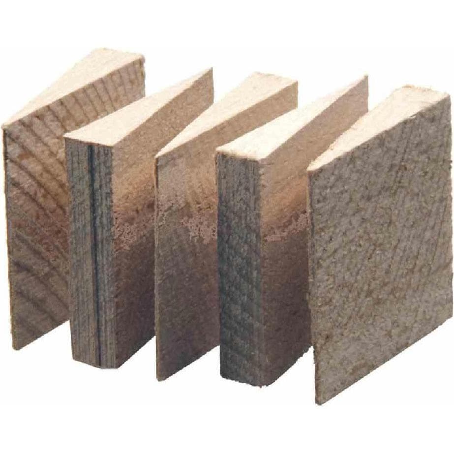Haromac, Accessori per utensili a percussione, Cunei per manici in legno 5 pezzi.