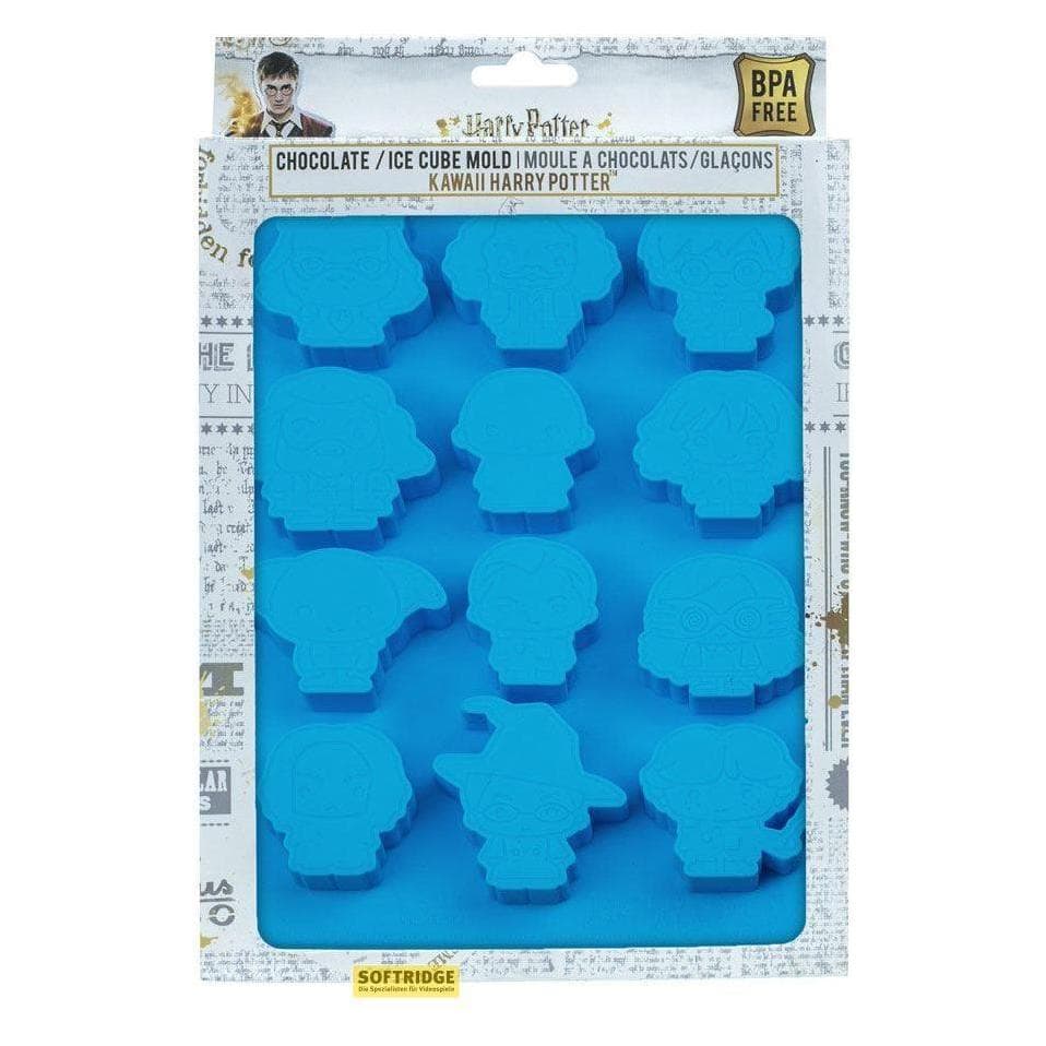 Cinereplicas Harry Potter: Cioccolato / Ice Cube Mold loghi, Stampo per ghiaccio, Blu