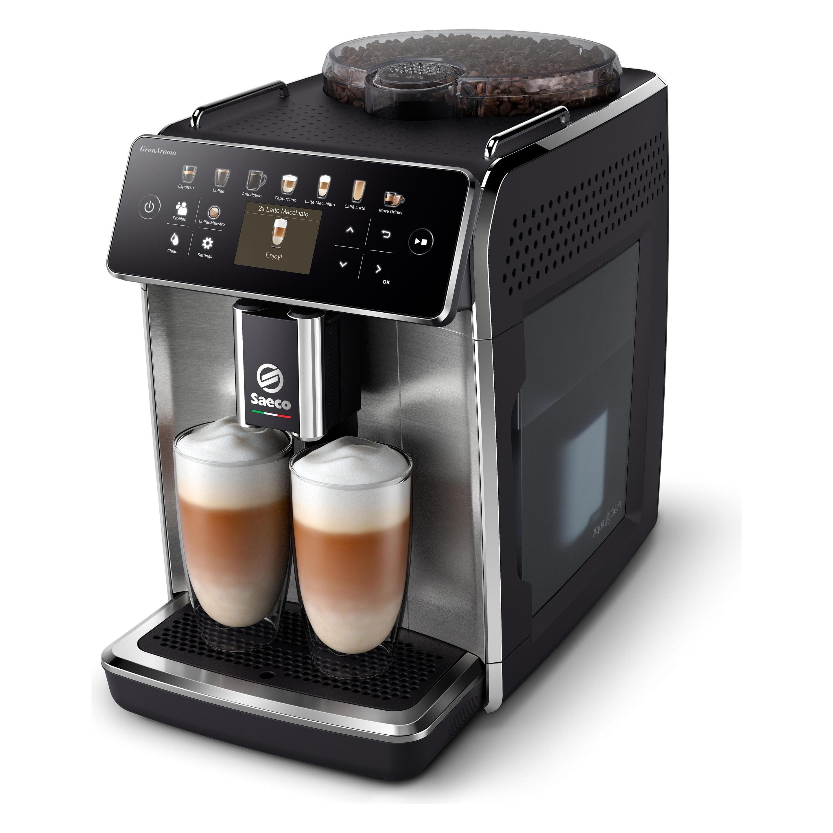 Saeco Gran Aroma, Macchina da caffè automatica, Nero