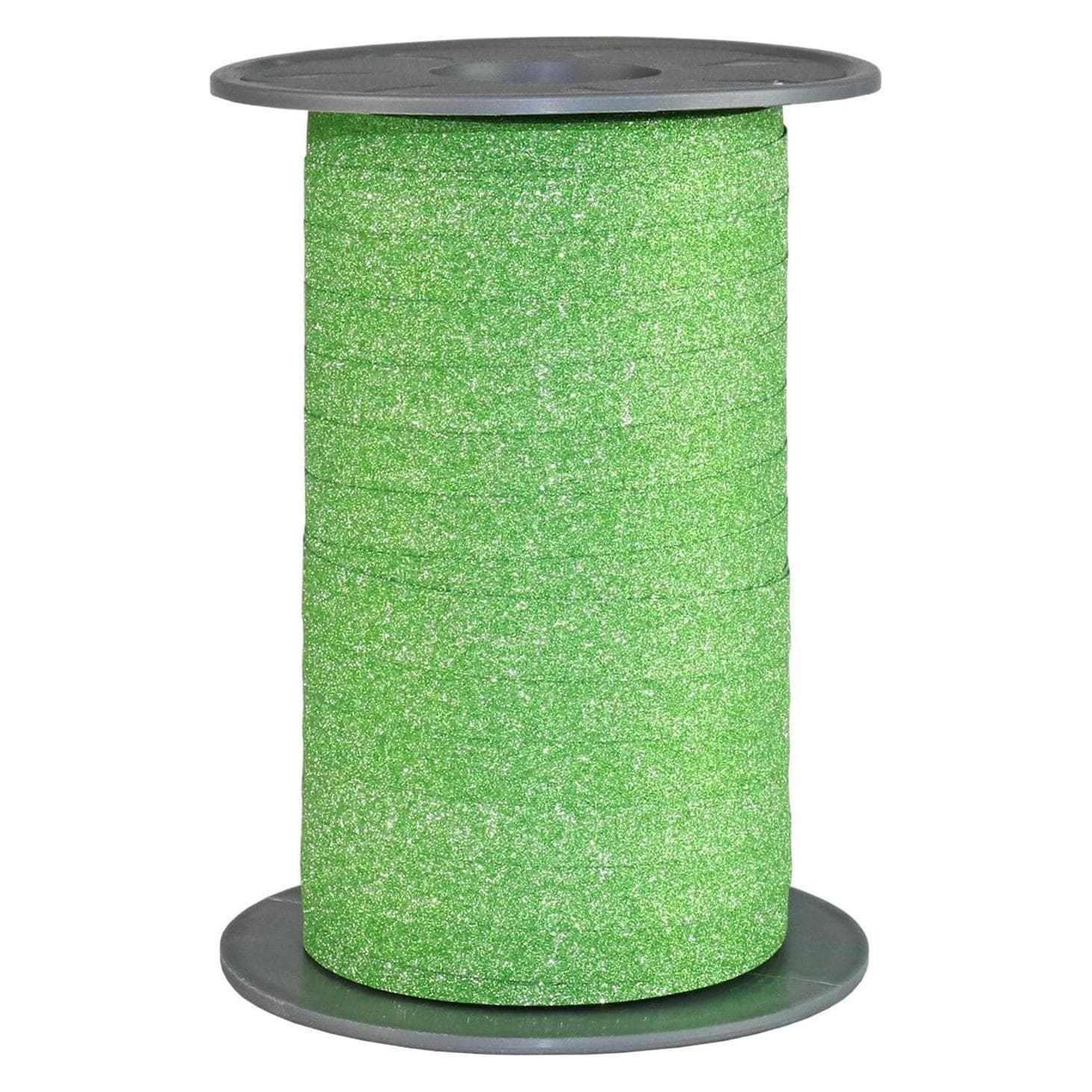 Pattberg, Confezione regalo, Nastro regalo Poly Glitter 1 cm x 100 m, verde chiaro (1x)