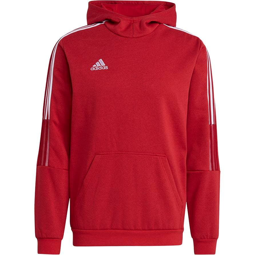 Adidas, Uomini, Felpa + Maglione, Tiro 21 Cappuccio Di Sudore, Rosso, (XL)