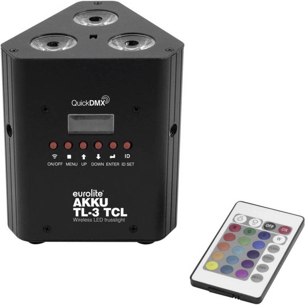 Eurolite Faretto effetto LED TL-3 (3 W, LED), Faro, Nero