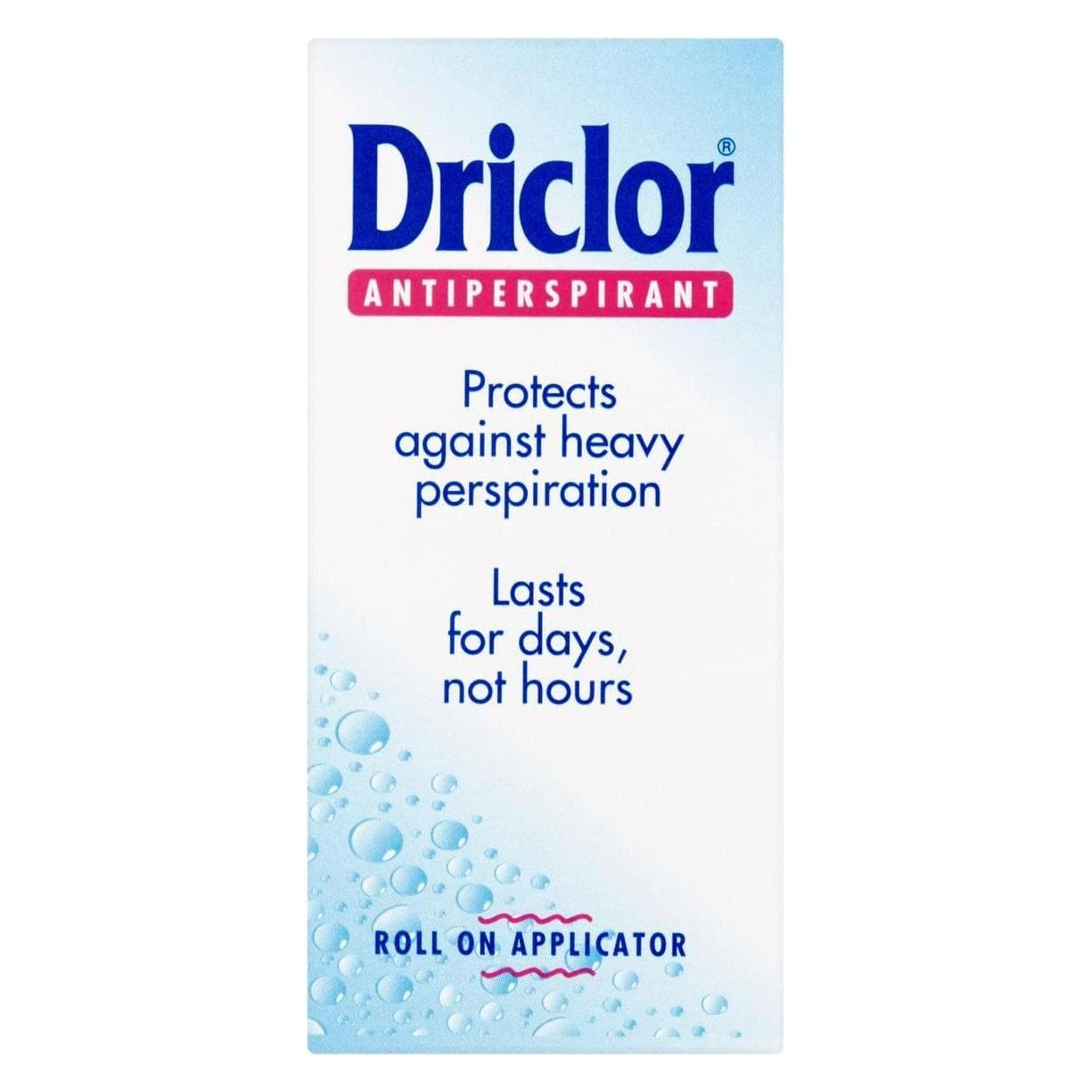 Driclor, Deodorante, Antitraspirante (Roll-on, 20 ml)