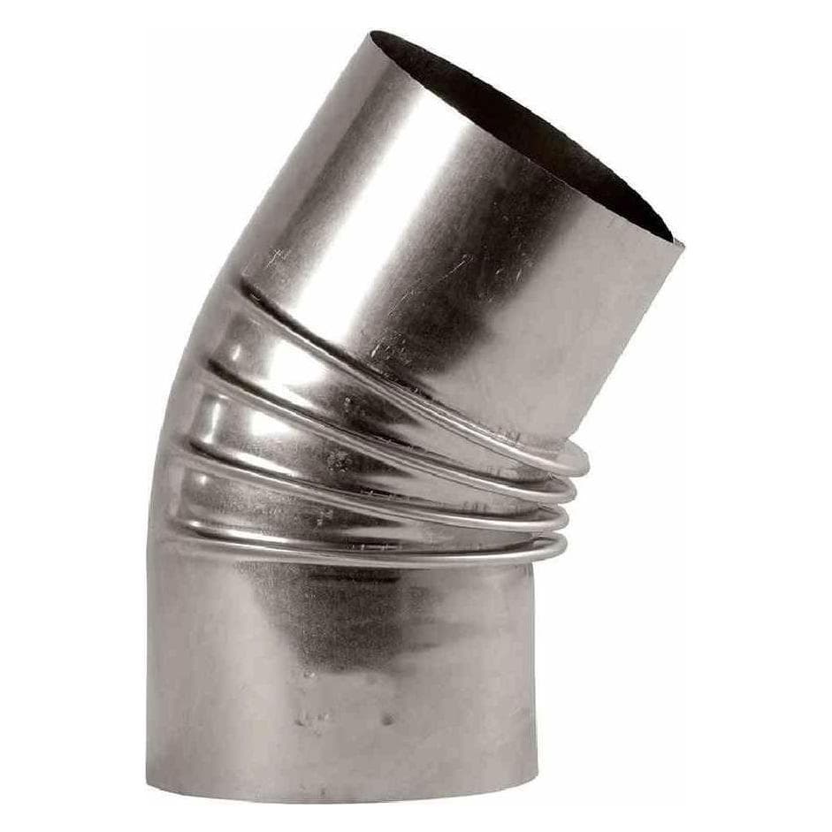 FireFix, Accessori per camino, Curva per stufa, 45° FAL Ø 110 mm senza sportello