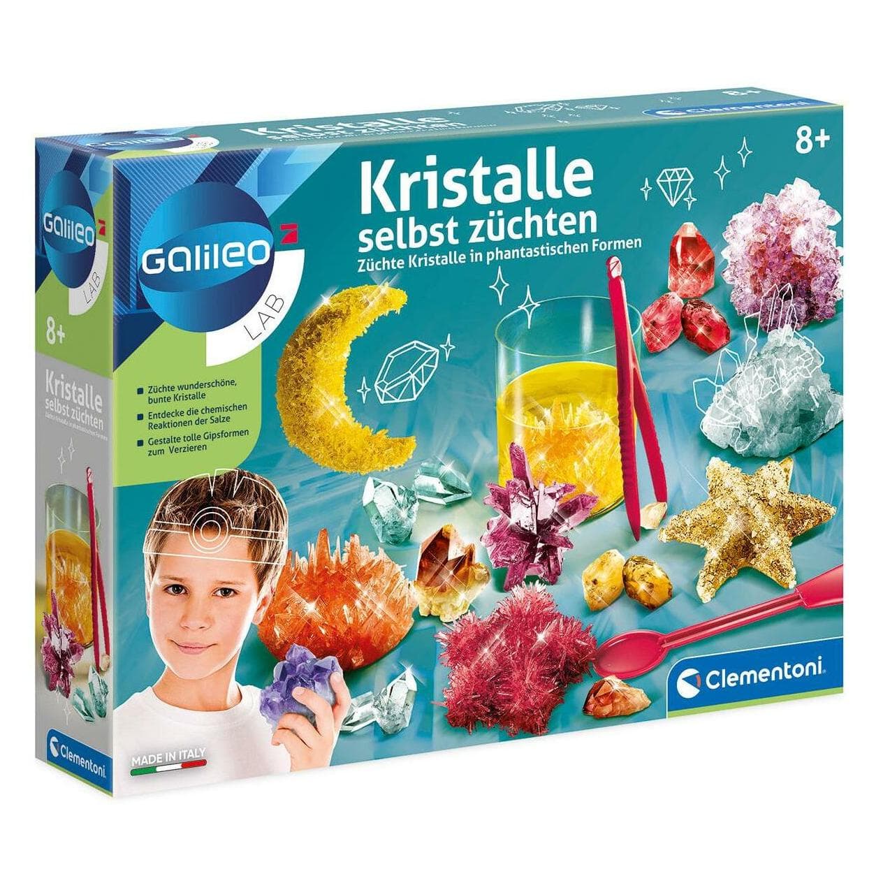 Clementoni Coltivare i cristalli da soli
