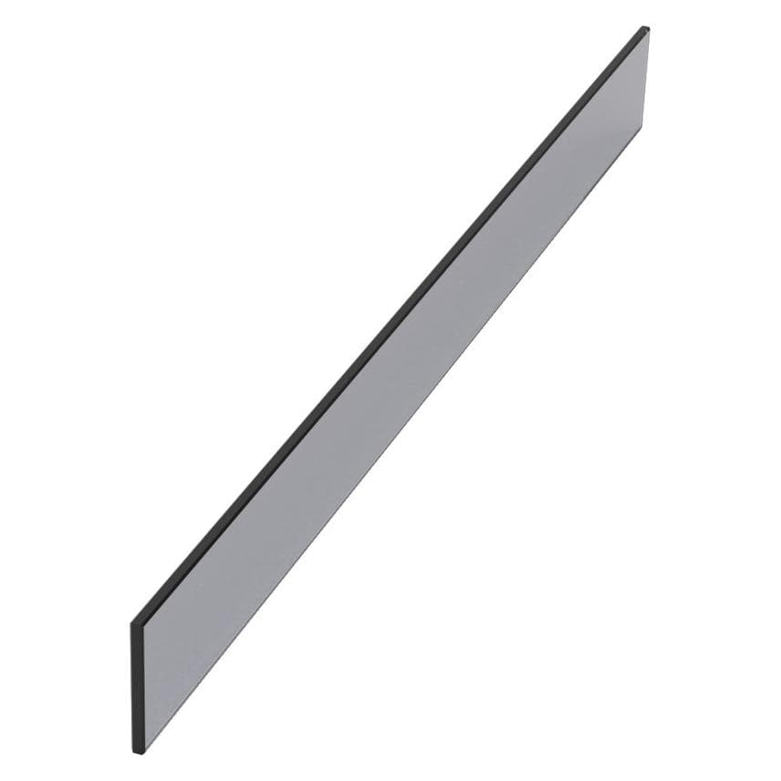 Peka Metall, Allestimento mobili, Set di pannelli in vetro temperato di sicurezza per il ripiano comfort CONERO 72 H (1 pz.)
