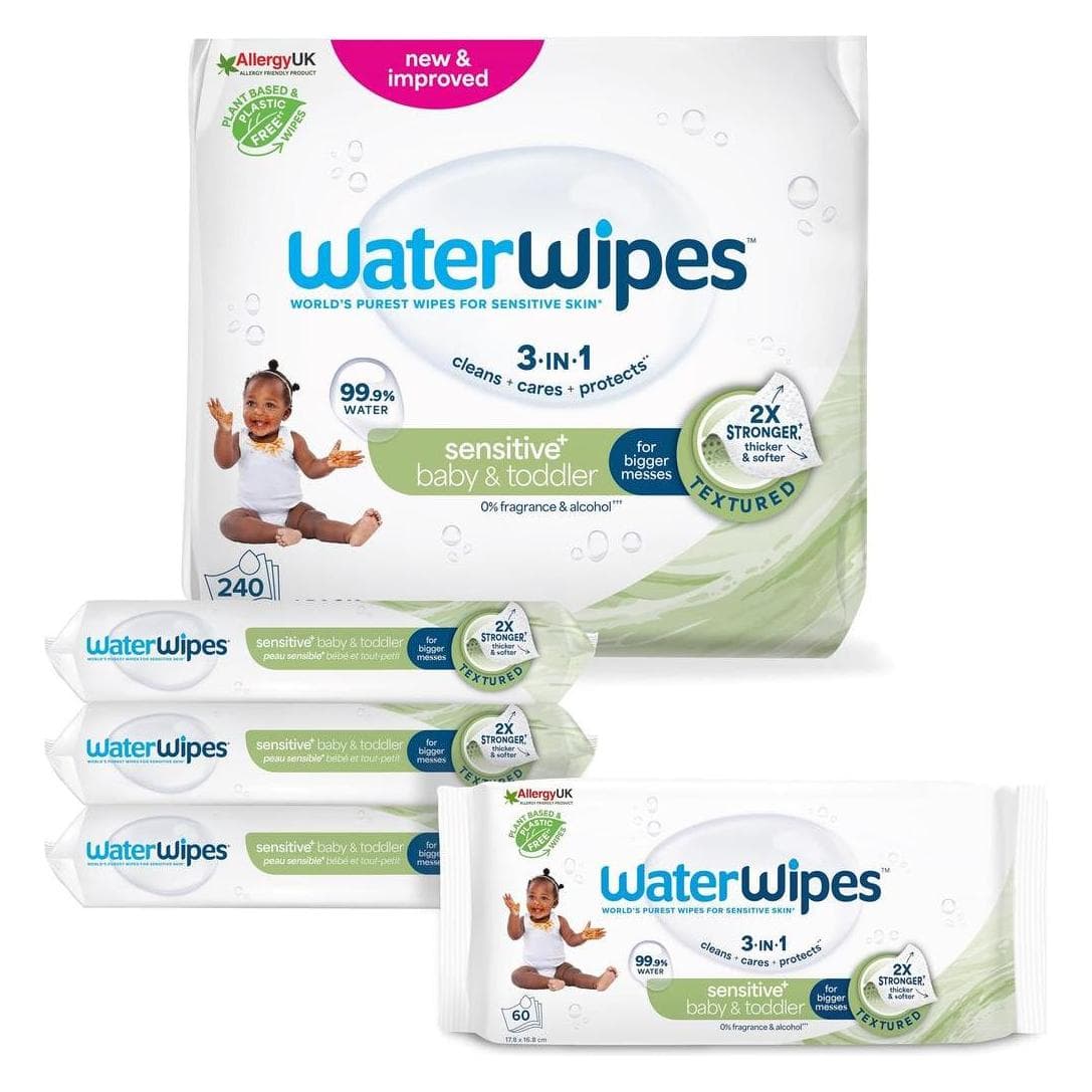 WaterWipes Fanghi di sapone Chusteczki nawilżane dla dzieci 4x60szt. (4 x 60 pz.)