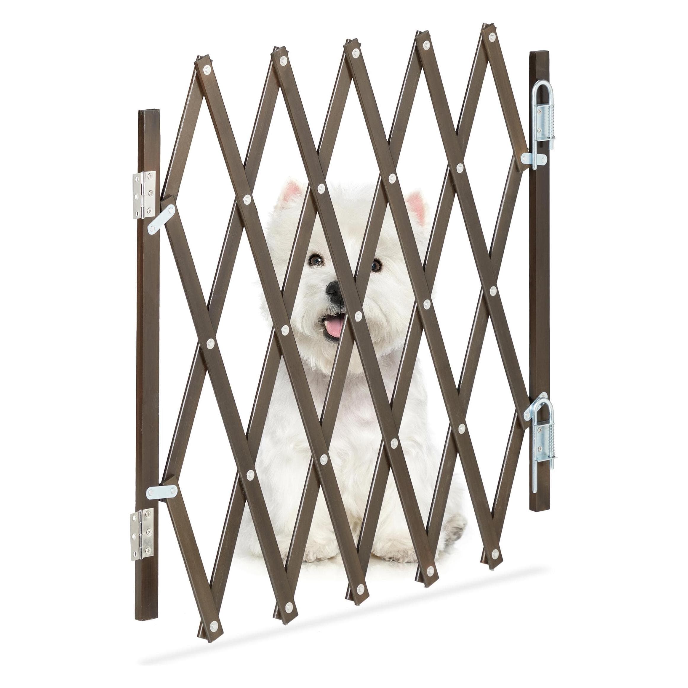 Relaxdays Barriera per cani, Gabbia + Recinto