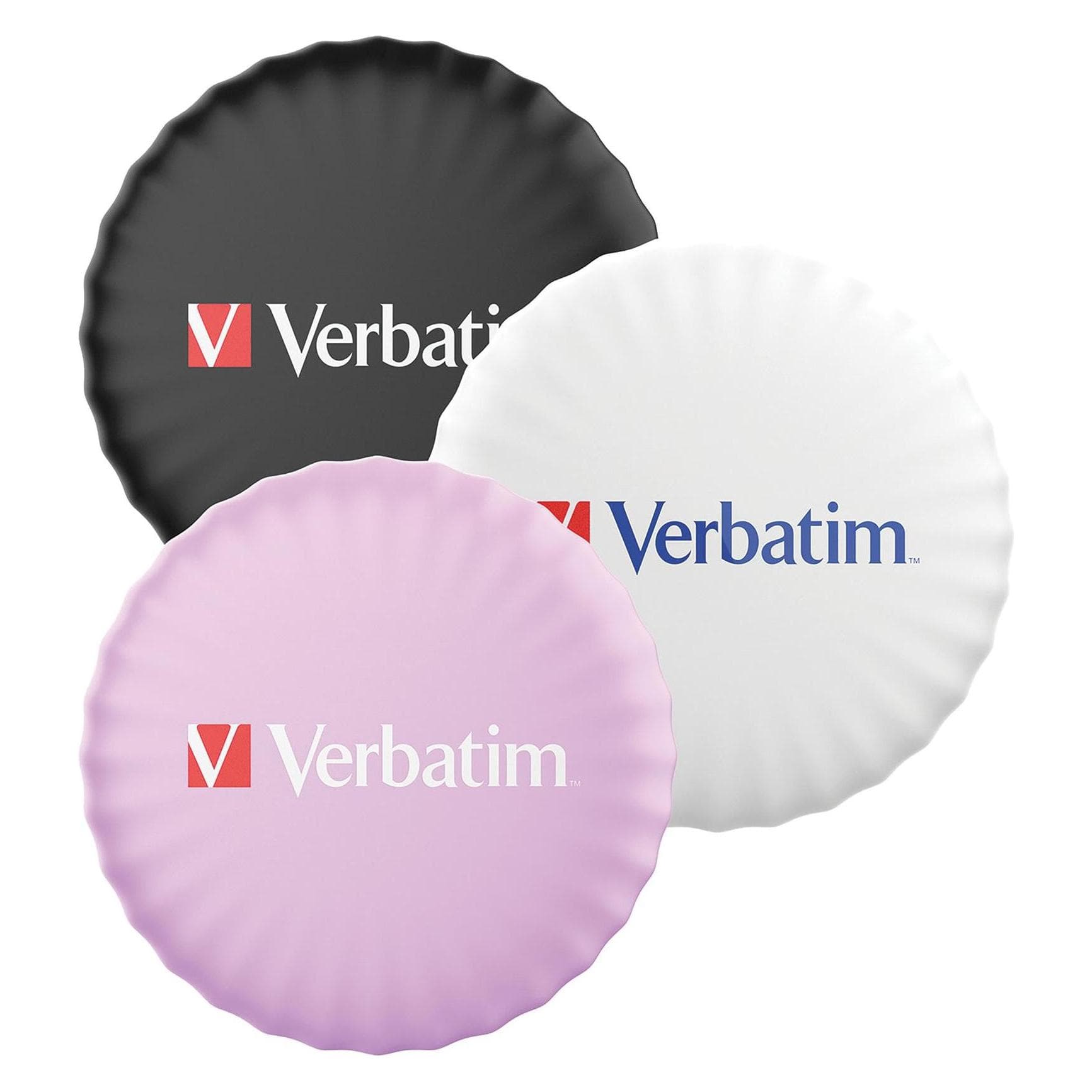 Verbatim 1x3 My Finder Coin Bluetooth Item Find, b/n/p 32135 (Trova il mio Apple), Localizzatore GPS, Nero, Bianco, Pink, Multicolore