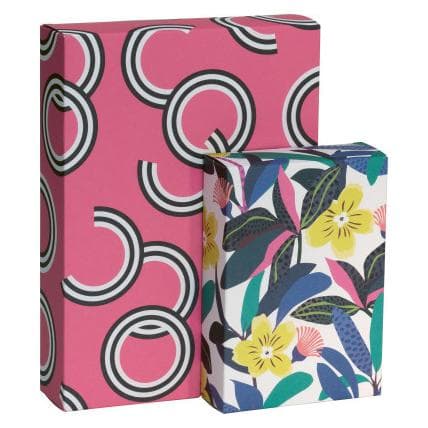 Stewo, Confezione regalo, Scatola di carte regalo Vibes 258161799 379x233x7mm colorato (1x)