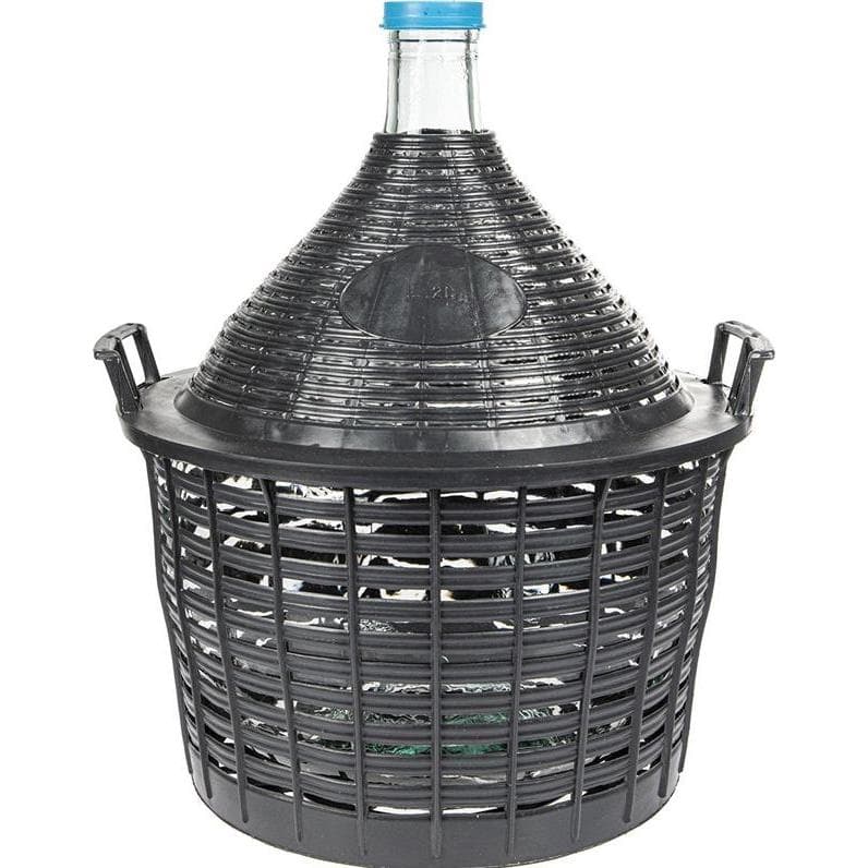 Browin, Accessori per vino, Damigiana per vino in cesto di plastica
