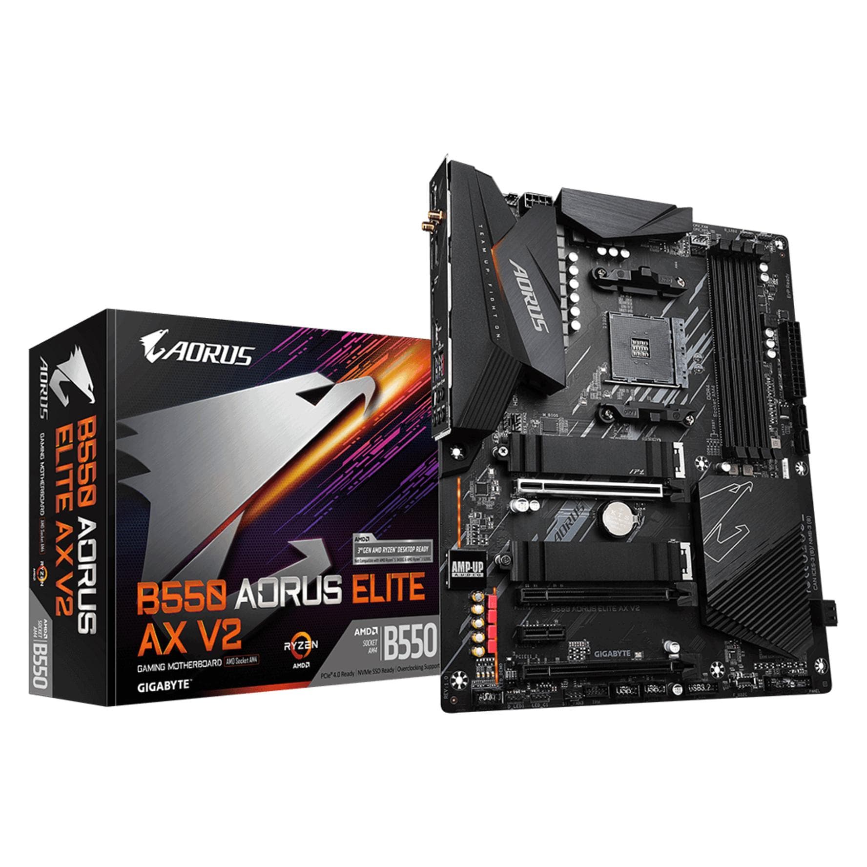 Gigabyte B550 Aorus elite AX V2 (AM4, AMD B550, ATX), Scheda madre