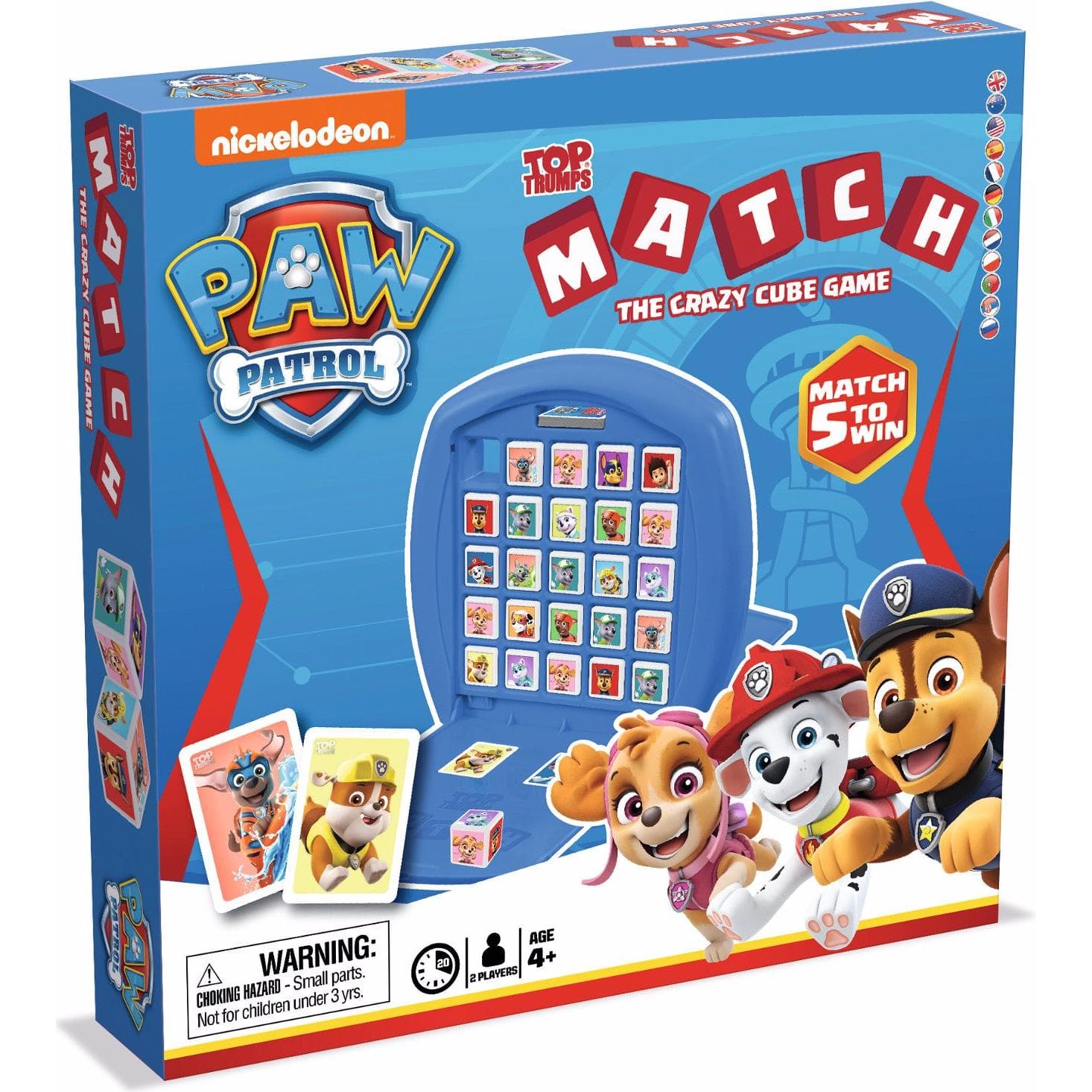 Winning Moves Top Trumps Match (Francese, Inglese, Italiano, Tedesco)