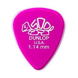 Dunlop Plectren Delrin 114 (12) (1.14 mm), Plettro