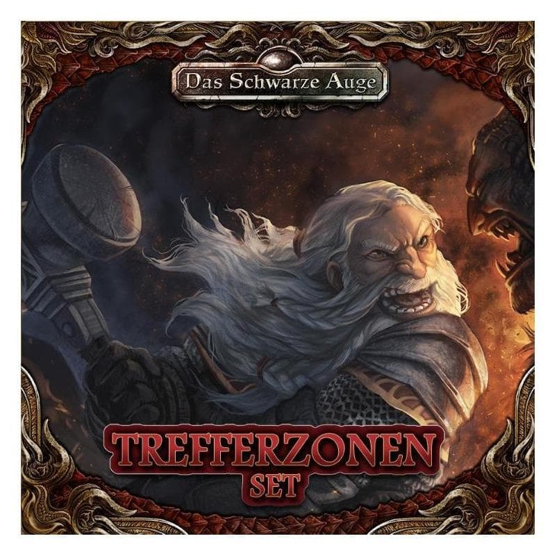 Ulisses Spiele DSA - Set Hit Zone, 10 cubi Hit Zone + regole (DE Edition)