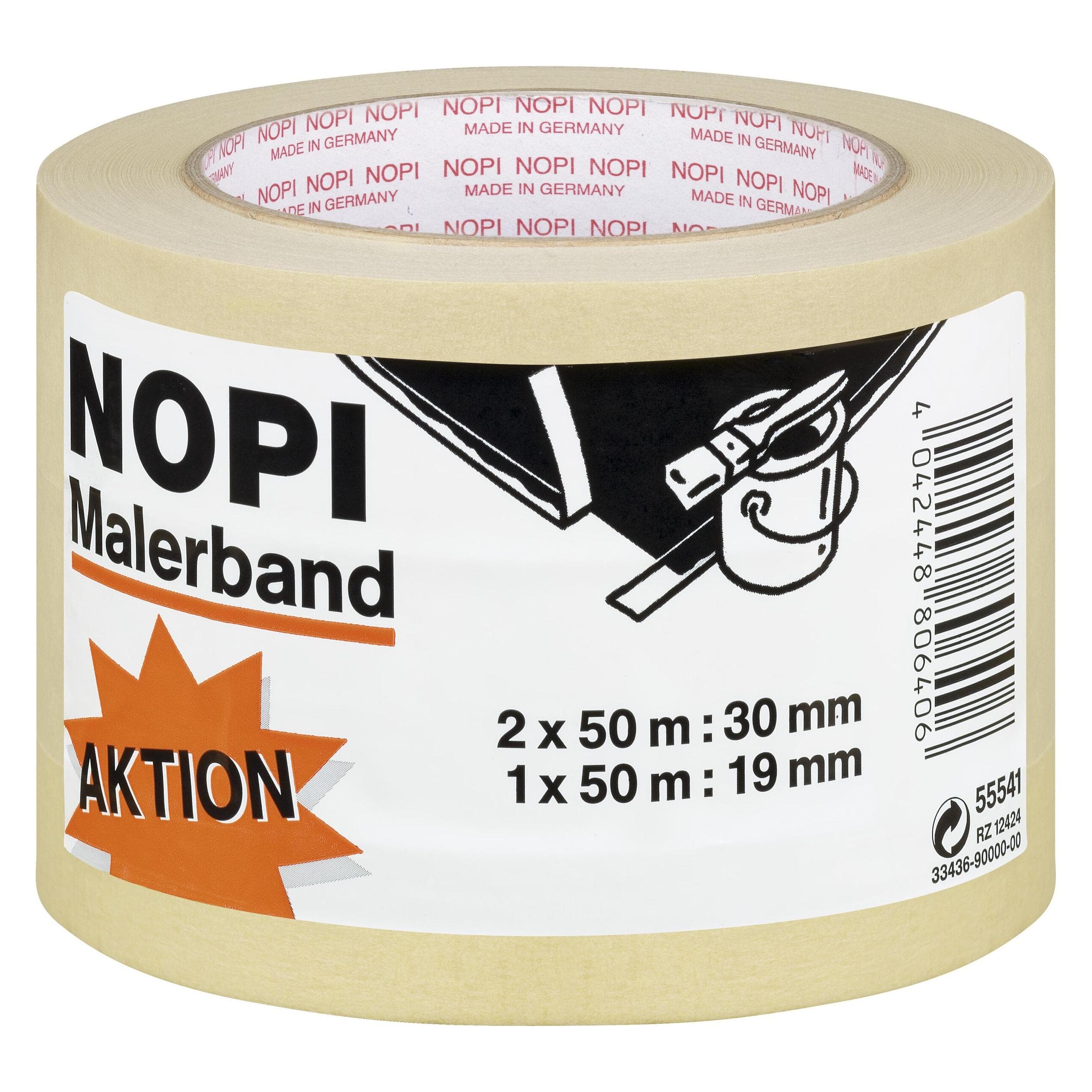 NOPI, Nastro adesivo, 3x nastro adesivo (30 mm)