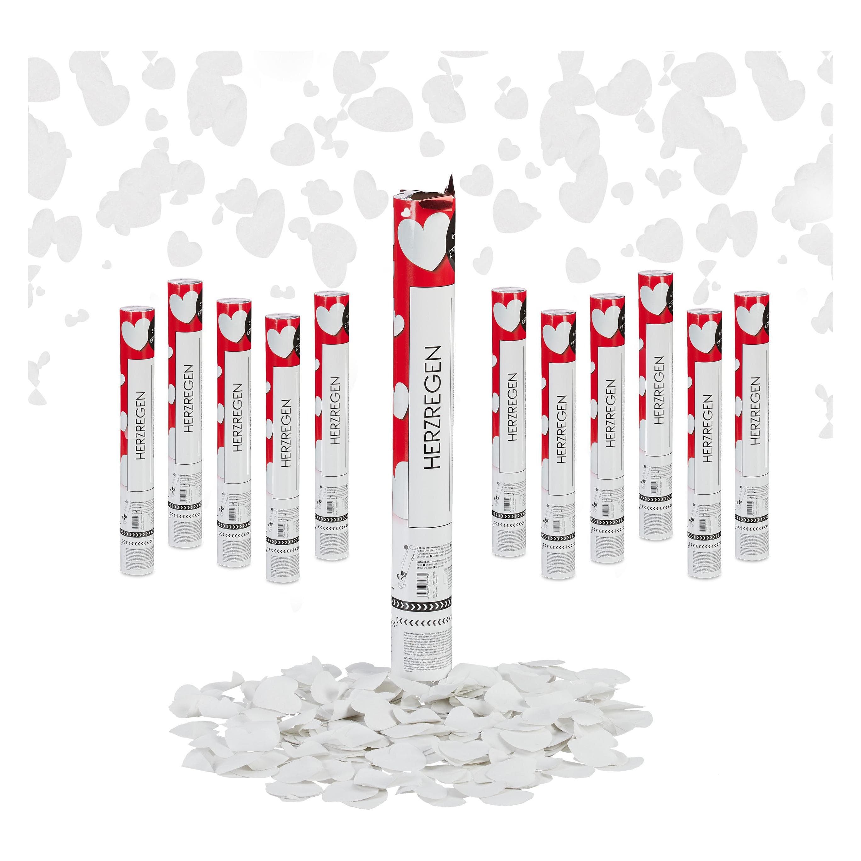 Relaxdays 12x party popper (1 pz.)