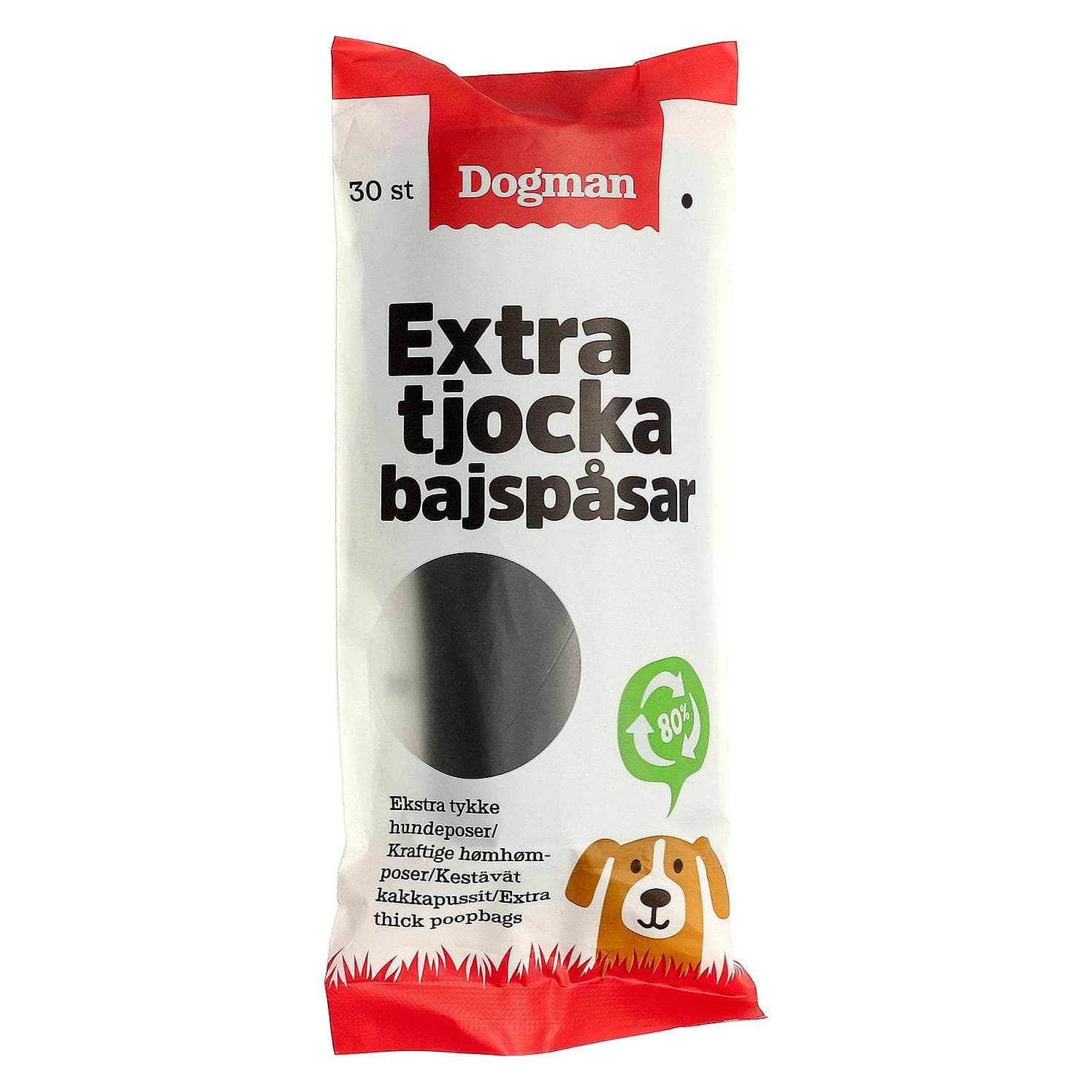 Dogman Ekstra tykke hundeposer (30-pak), Trasporto animali